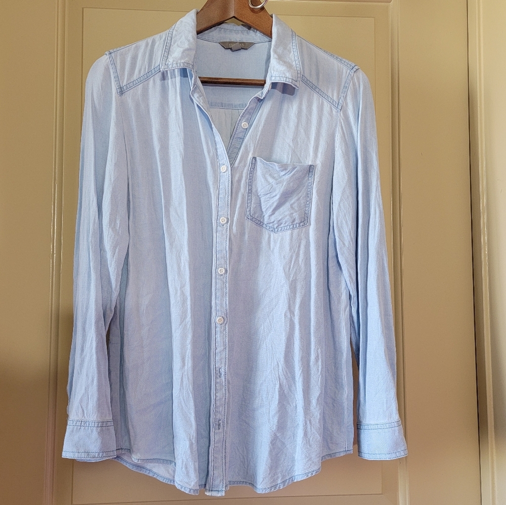 Rubbish Light Blue Buttn Down Shirt Small